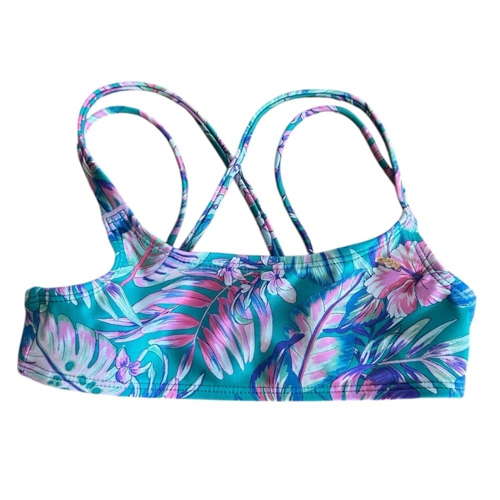❤️ ART CLASS Tropical Print Swim top size XS
